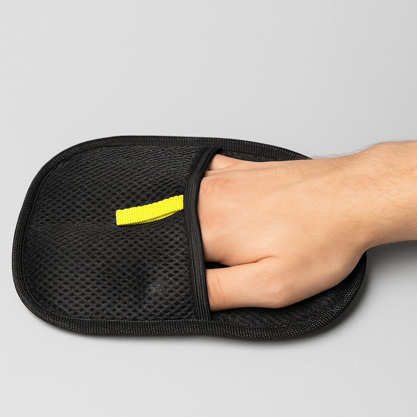 Pet hair cleaning gloves